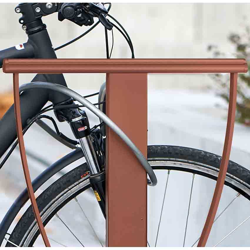 Appui vélo sécurité - A sceller - Finition RAL