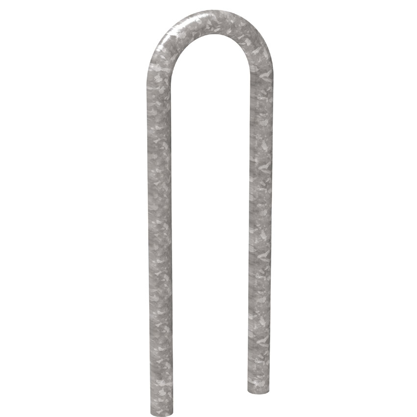 Arceau appui-cycles trombone - Peint - Sur platines