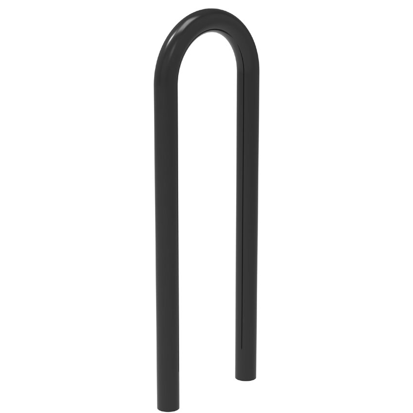 Arceau appui-cycles trombone - Peint - Sur platines