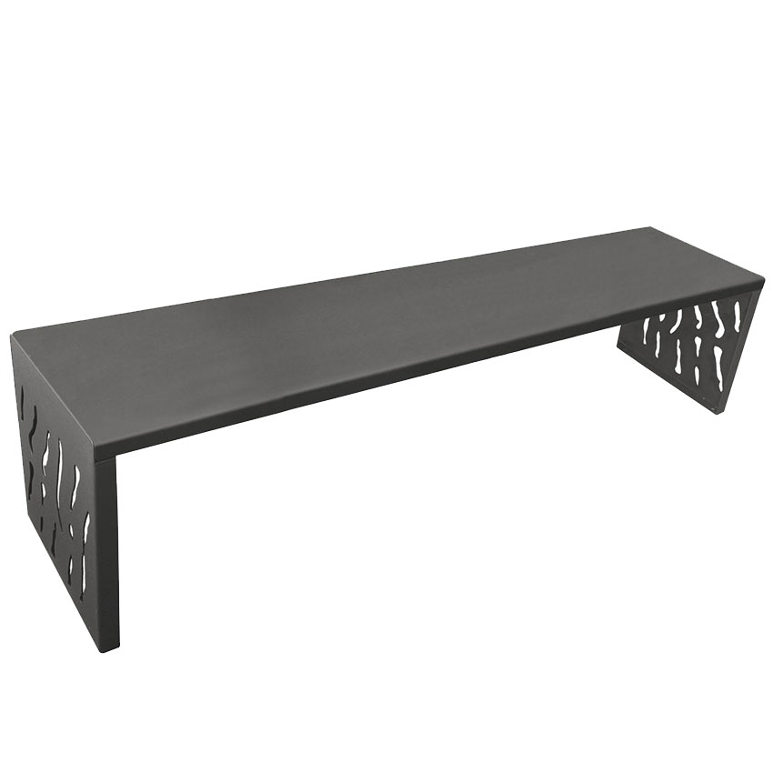 Banquette public acier Venise