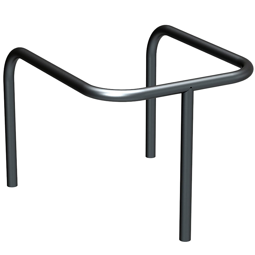 Etrier de protection D. 35 mm galvanisé sur platines