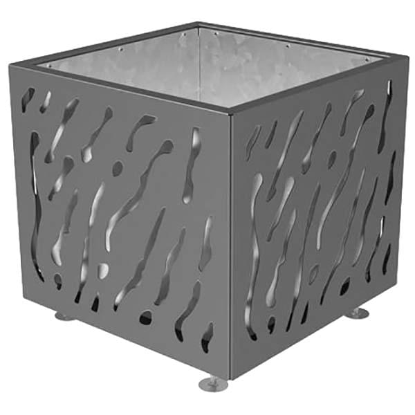 Jardinière acier Venise - H. 760 X 790 X 790 mm