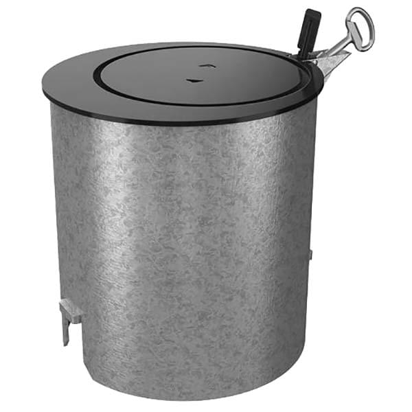 Fourreau d'amovibilité verrouillable pour borne D. 220 mm