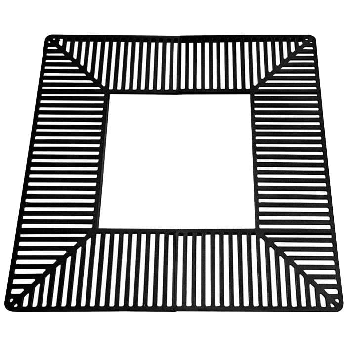 Grille d'arbre carrée peint au RAL - 1300 X 1300 mm