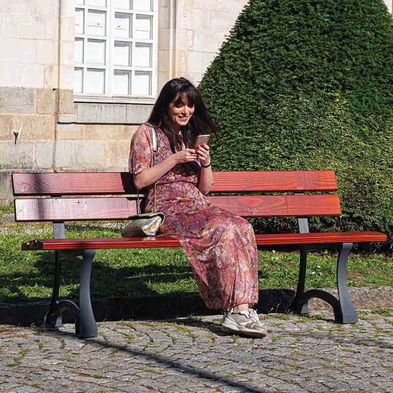 Banc Mora - Version lames plastique recyclé