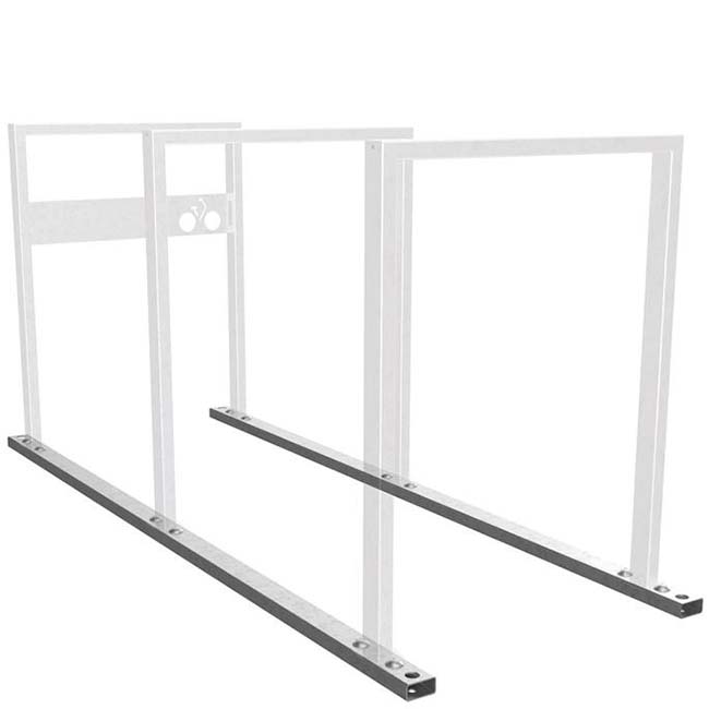 Châssis pour appuis vélos sur platines - Modèle départ - Galvanisé