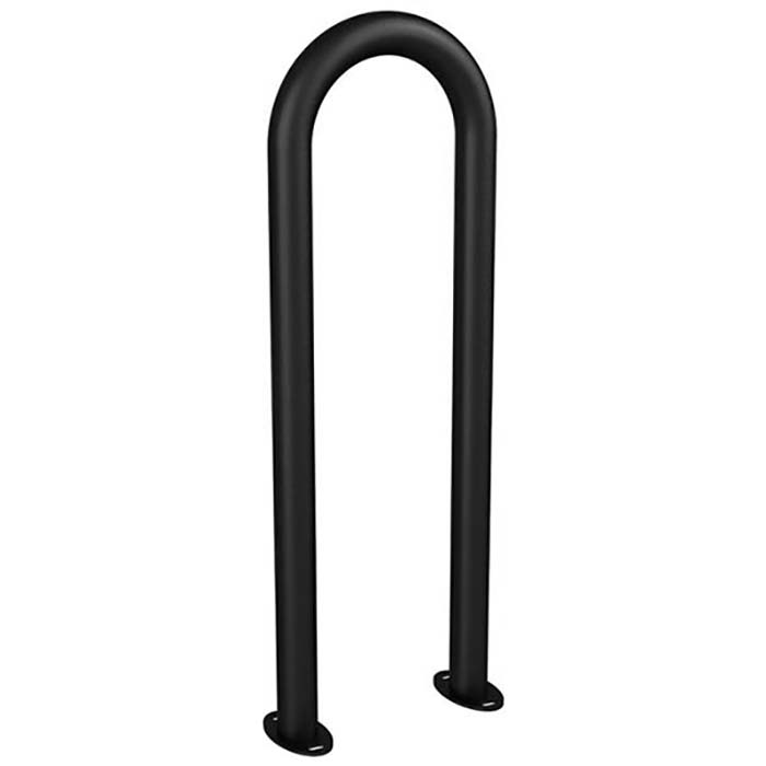 Arceau appui-cycle trombone D. 50 mm - Peint - Sur platines