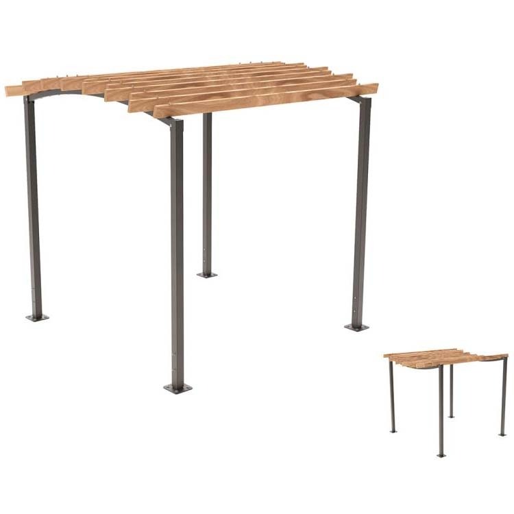 Pergola urbaine Océan - Module initial - P. 3020 mm