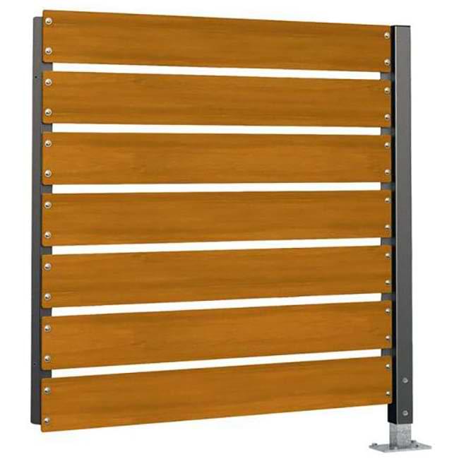 Option : Bardage de retour avant L. 1400 mm - Sur platine