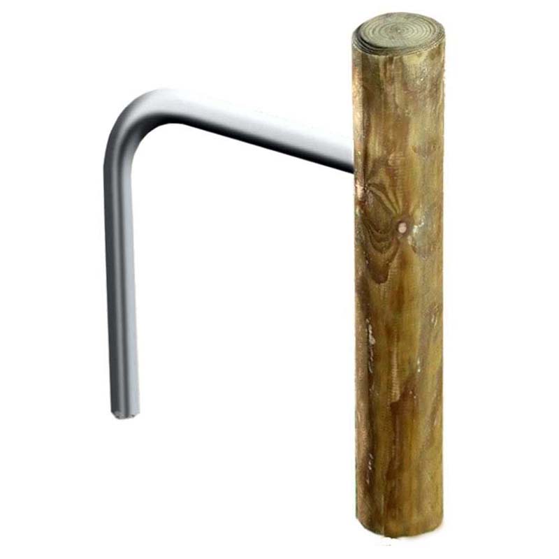 Support vélos solo bois et acier galvanisé