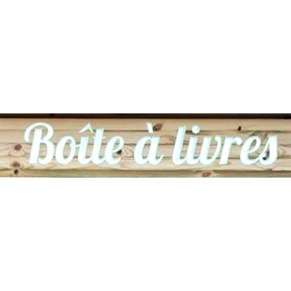 Option : Gravure "Boite à livres" + Peinture couleur