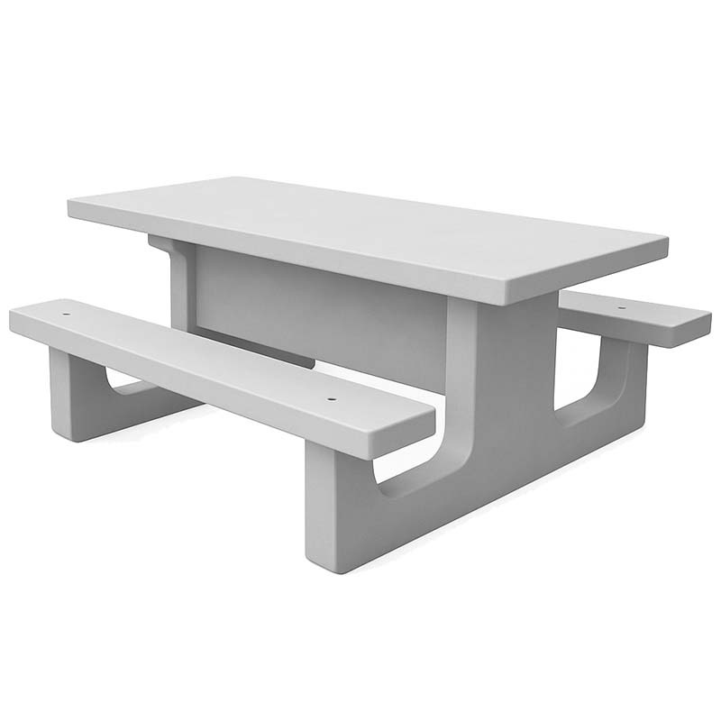 Table pique-nique béton Jura - Blanc