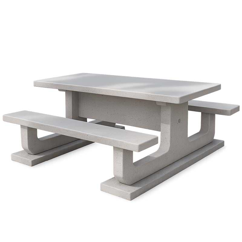 Option : Dalles de répartition pour table béton (pour sol non stable)