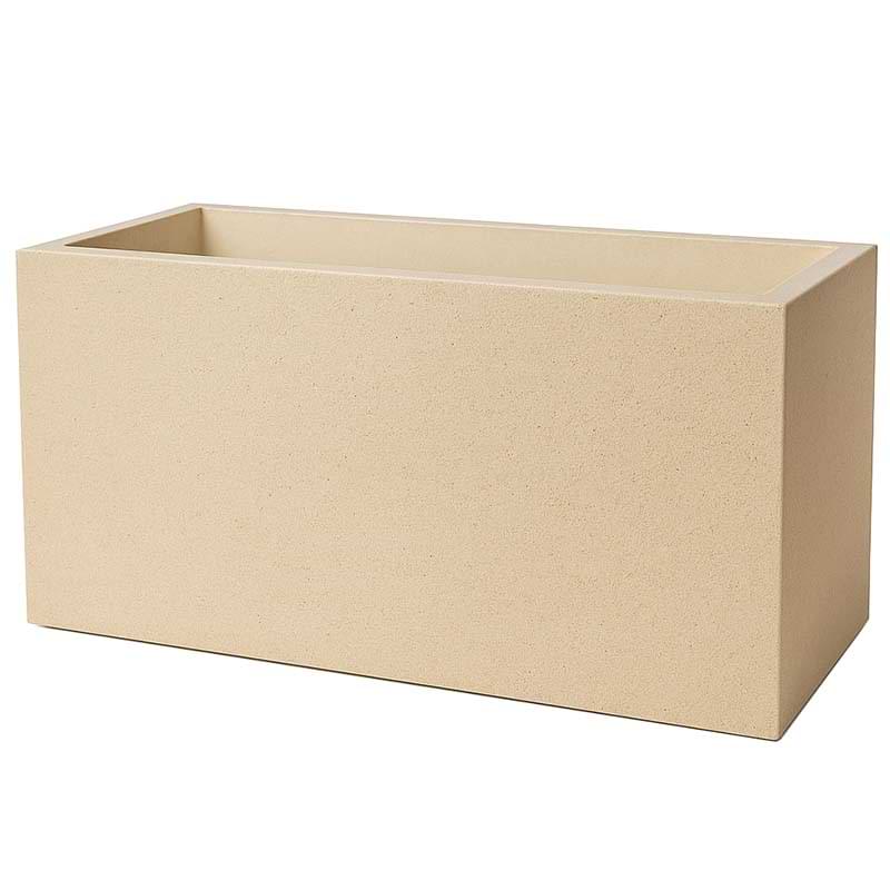 Jardinière béton rectangulaire Ispe - Sans pieds