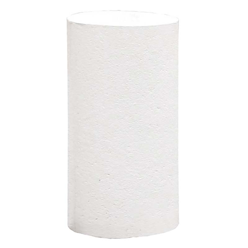 Borne béton cylindrique - D. 49 X H. 48 cm - Finition "crépi sable"