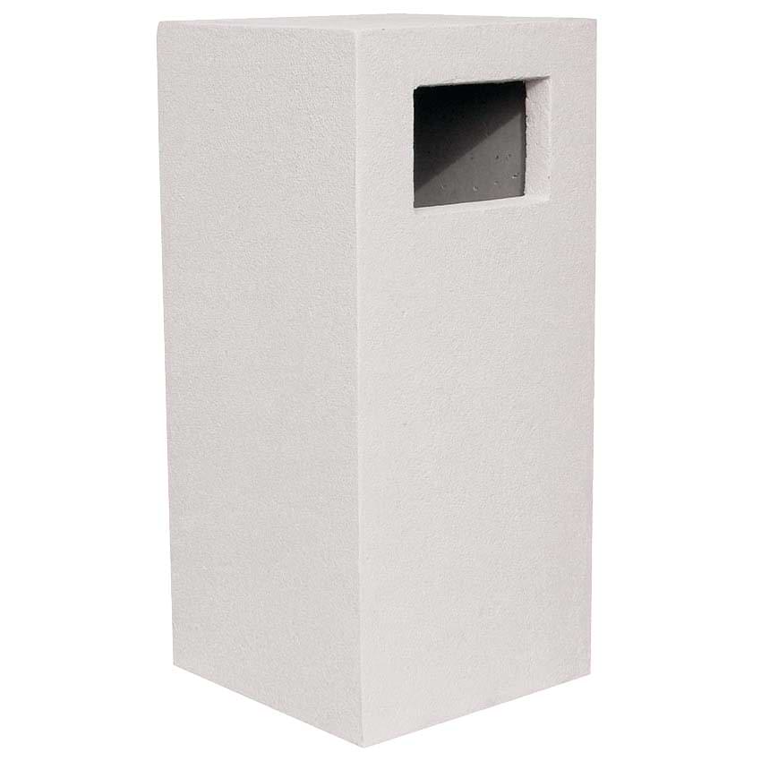 Corbeille béton graillons avec cendrier