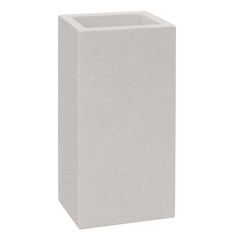 Cendrier béton carré -  H. 72 X 41 X 41 cm