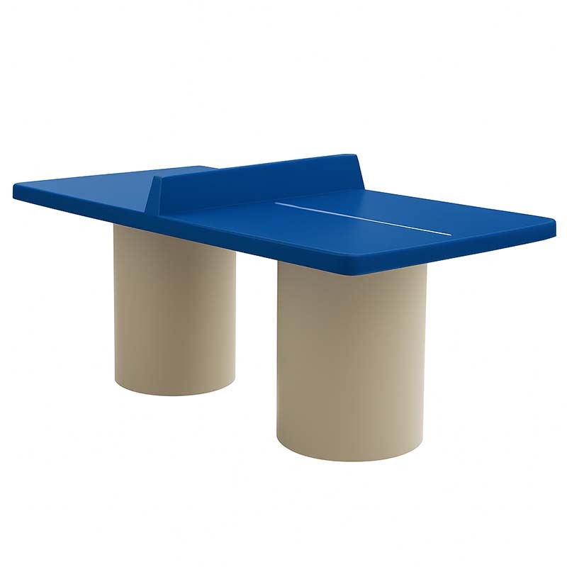 Table de ping-pong béton - Modèle Junior (4 - 11 ans) - Bleu