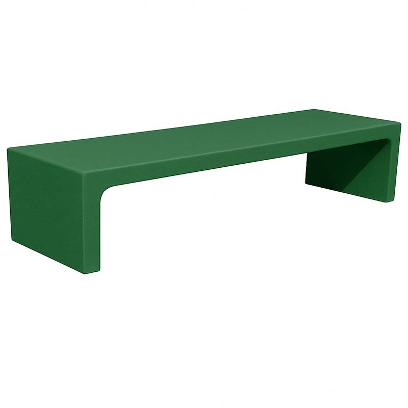 Banc béton couleur (ex : vert RAL 6029)