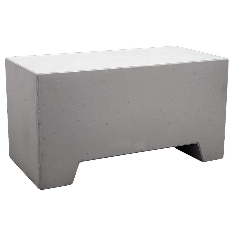 Borne mobile béton - L. 115 X l. 95 X H. 50 cm