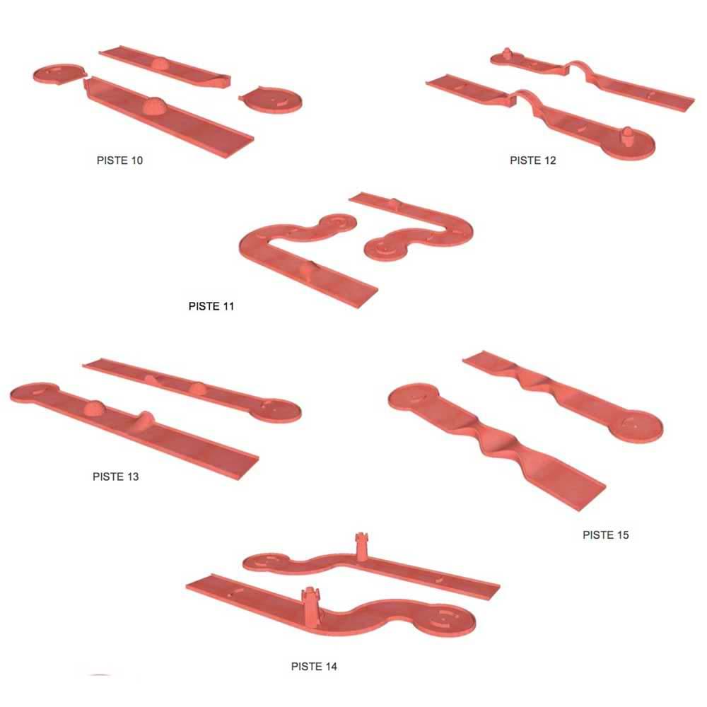 Parcours MINI-GOLF - 15 pistes - Version compacte