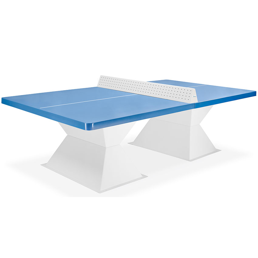 Table ping-pong Diabolo - Filet antivandalisme - Bleu outremer