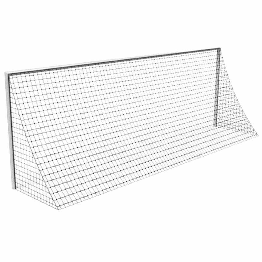 Filets pour buts de foot rabattables - Maille 145 mm - 3 mm (La paire)