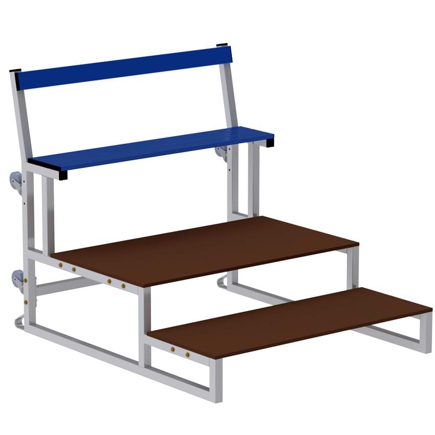 Escaliers pour tribunes mobiles 3 rangs