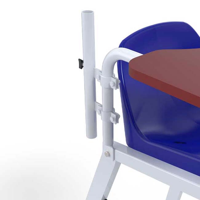 Option : Support parasol acier - Compatible D. 32 à 40 mm