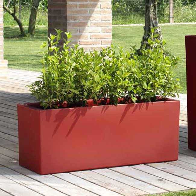 Jardinière Graminée - Gris tourterelle