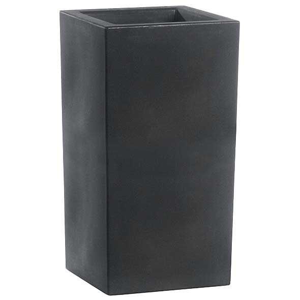 Jardinière Graminée haute - H. 800 X L. 400 X P. 400 mm - Gris anthracite