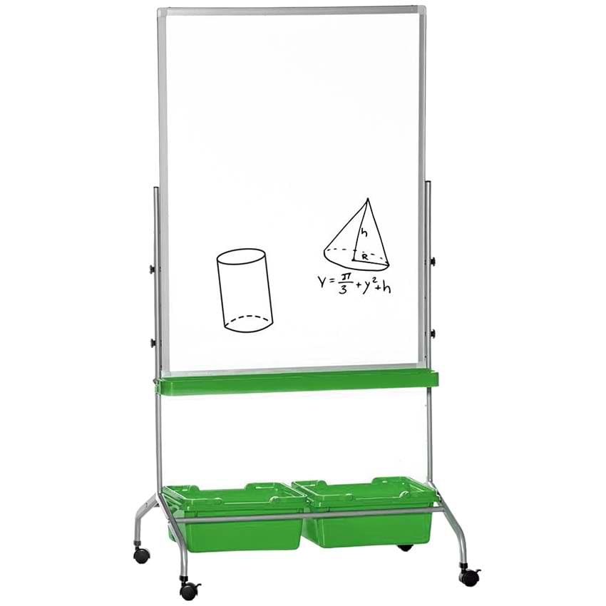 Tableau blanc mobile H. 100 X L. 75 cm
