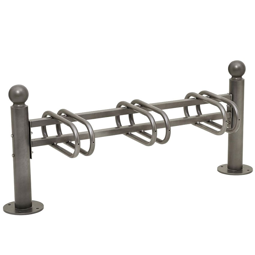 Support cycle simple face - 3 places - L. 1320  X P. 374 mm