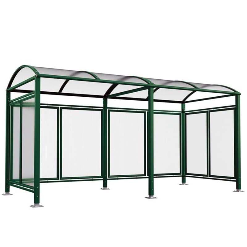 Abri à vélos extérieur Collège avec bardages - L. 5 m