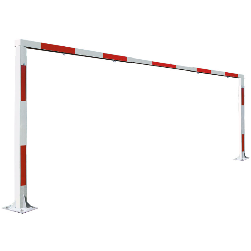 Portique limitation hauteur - Hauteur fixe 2,20 m - Largeur réglable de 3,85 à 5,20 m