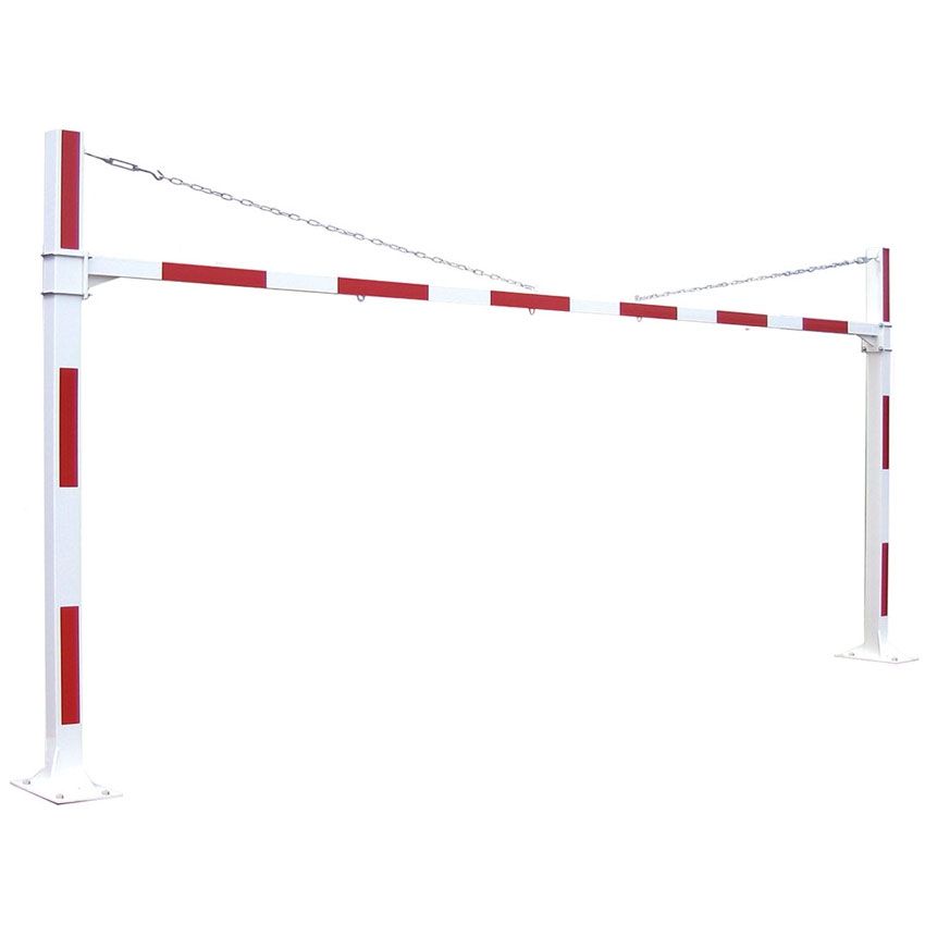 Portique limitation hauteur - Hauteur réglable (2,20 à 3,57 m) et largeur (5,25 à 7,55 m)