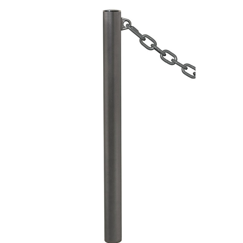 Potelet à chaine 1 anneau - Pommeau Inox