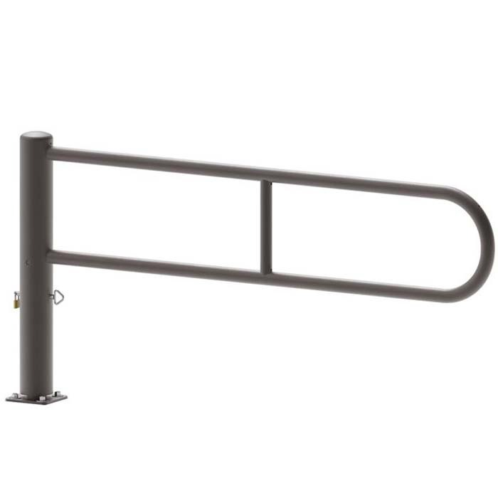 Barrière tournante acier peinture RAL - L. 1800 mm