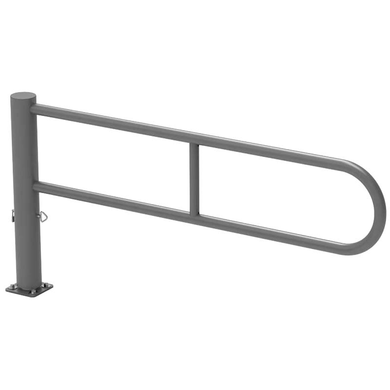 Barrière tournante acier peinture RAL - L. 2300 mm