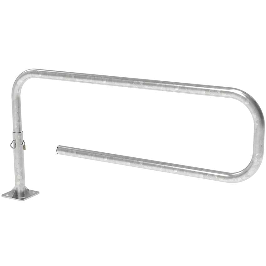 Barrière tournante trombone L. 1800 mm - Galvanisée