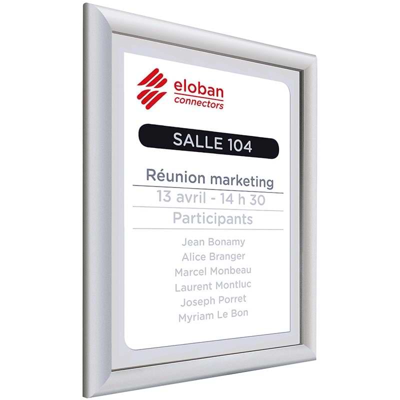 Cadre affichage alu Easyclic - Format A4