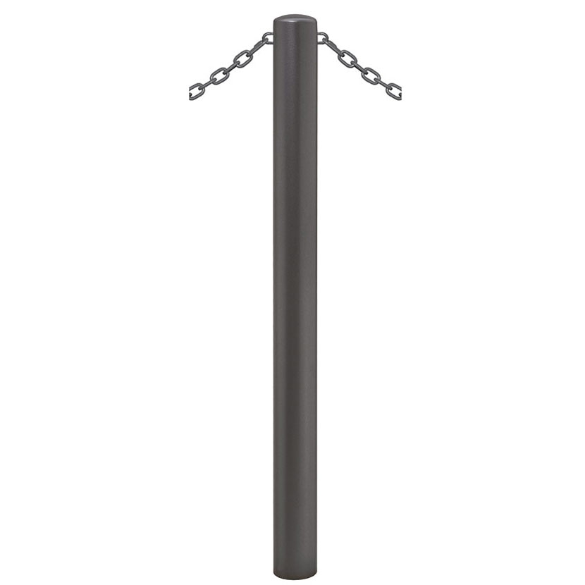 Poteau D. 76 mm peint au RAL - 2 anneaux