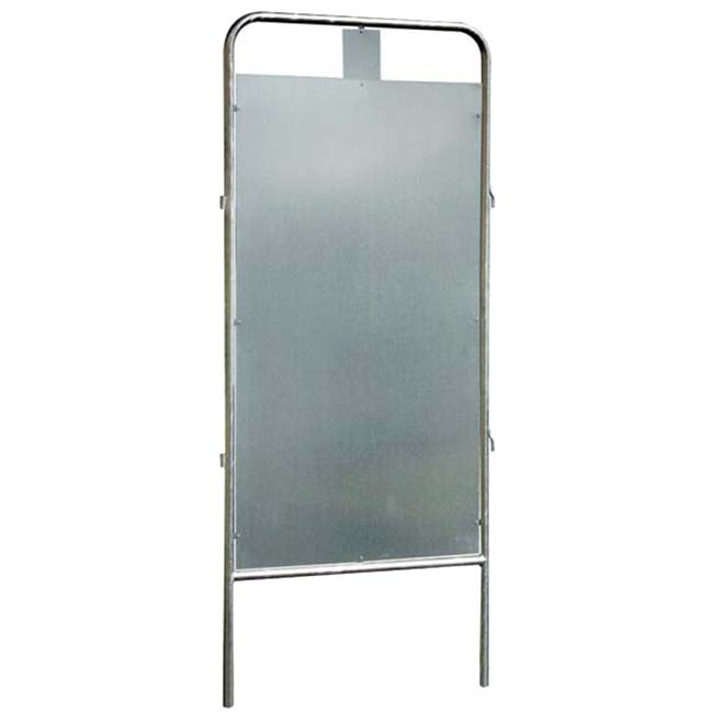 Panneau électoral tube rond - 1 candidat - H. 1700 X L. 1000 mm