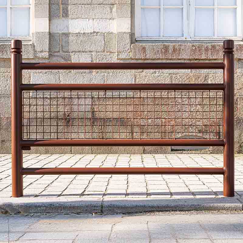 Barrière de ville grillagée Linea - Pommeaux Agora