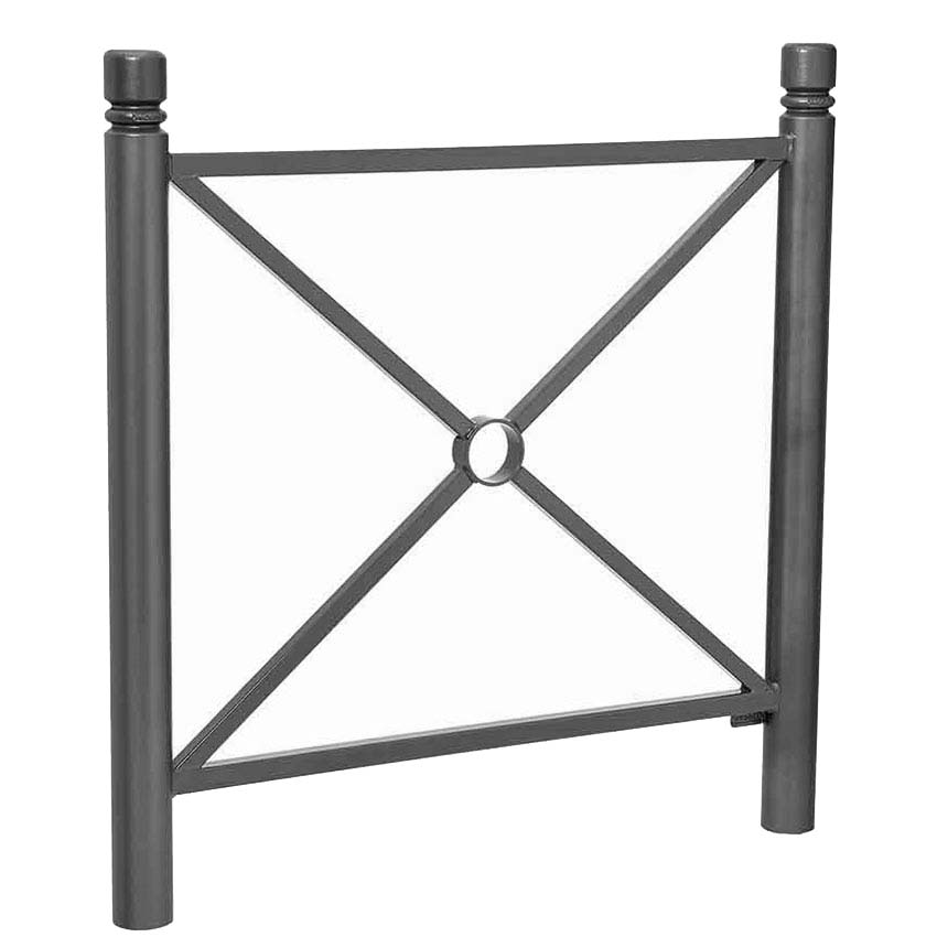 Barrière de ville Chaumont L. 1072 mm - Pommeaux City