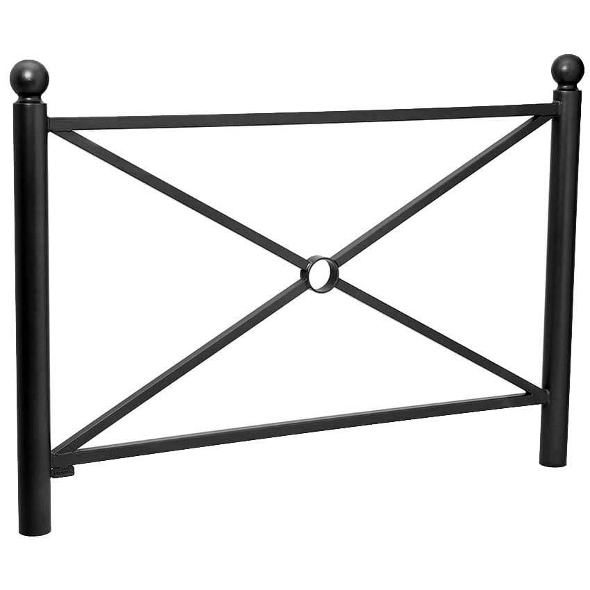 Barrière de ville Chaumont L. 1572 mm - Pommeaux Boule