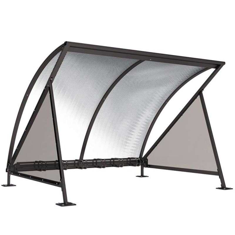 Abri vélos demi-lune