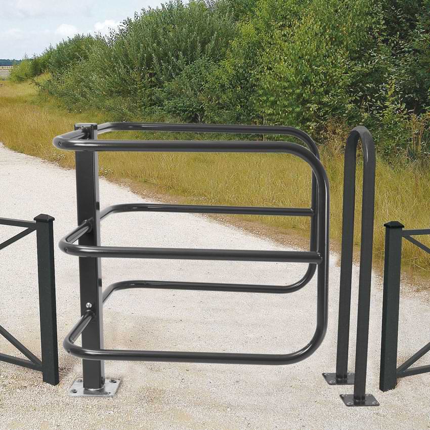 Barrière d'entrée sélective - Finition peinture au RAL