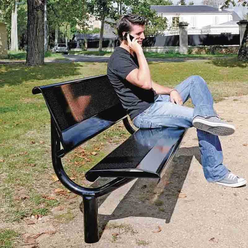 Banc public acier Oslo