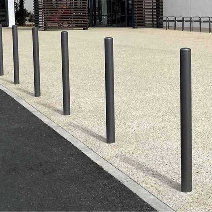 Poteau de carrefour D. 76 mm - Peint selon RAL